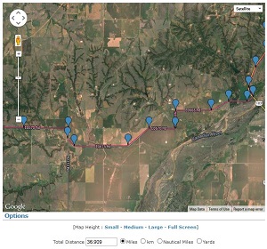 Miles Measurement Chart